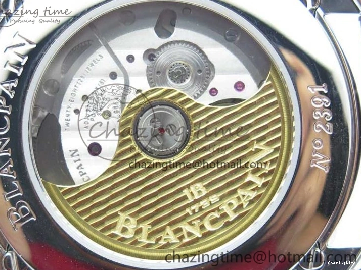 0321 Villeret 6654 SS Complicated Function OMF 1:1 Best Edition White Dial on Brown Leather Strap A6654 V Popular 7904